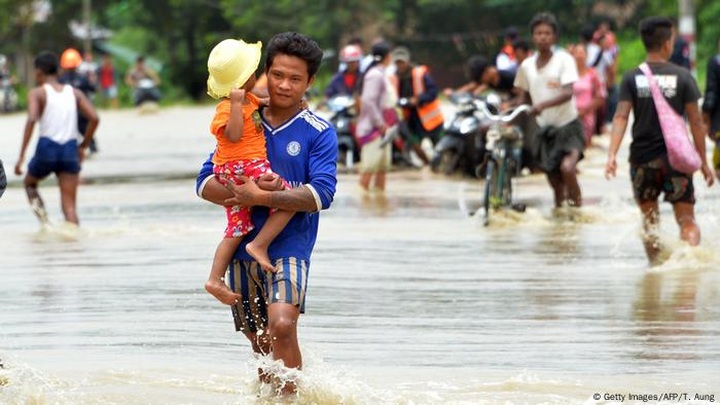 Myanmar dam overflow displaces thousands - 1