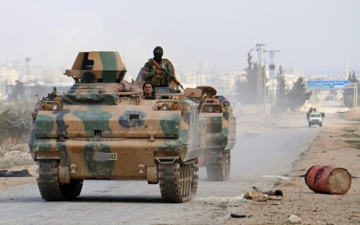 Turkish troops, Syria rebels enter IS-held town: monitor - 1 Turkish troops, Syria rebels enter IS-held town: monitor - 1