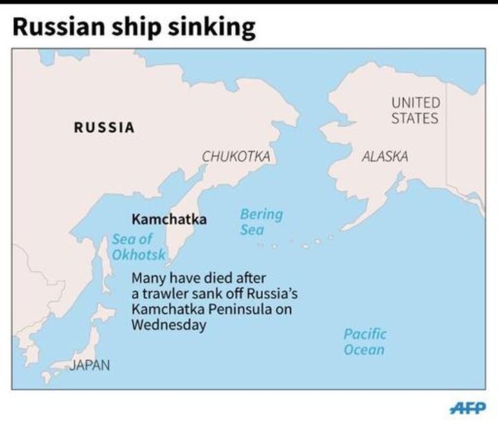 At least 54 dead in trawler sinking off Russia's Far East: media - 1