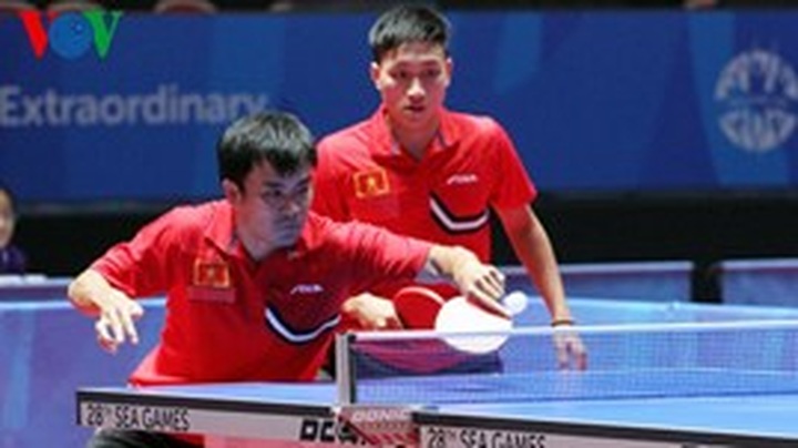Vietnam enters SEA Games table tennis quarter-final - 1 Vietnam enters SEA Games table tennis quarter-final - 1