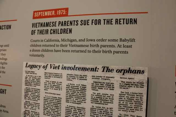 Exhibition explores anniversary of dramatic Operation Babylift - 4