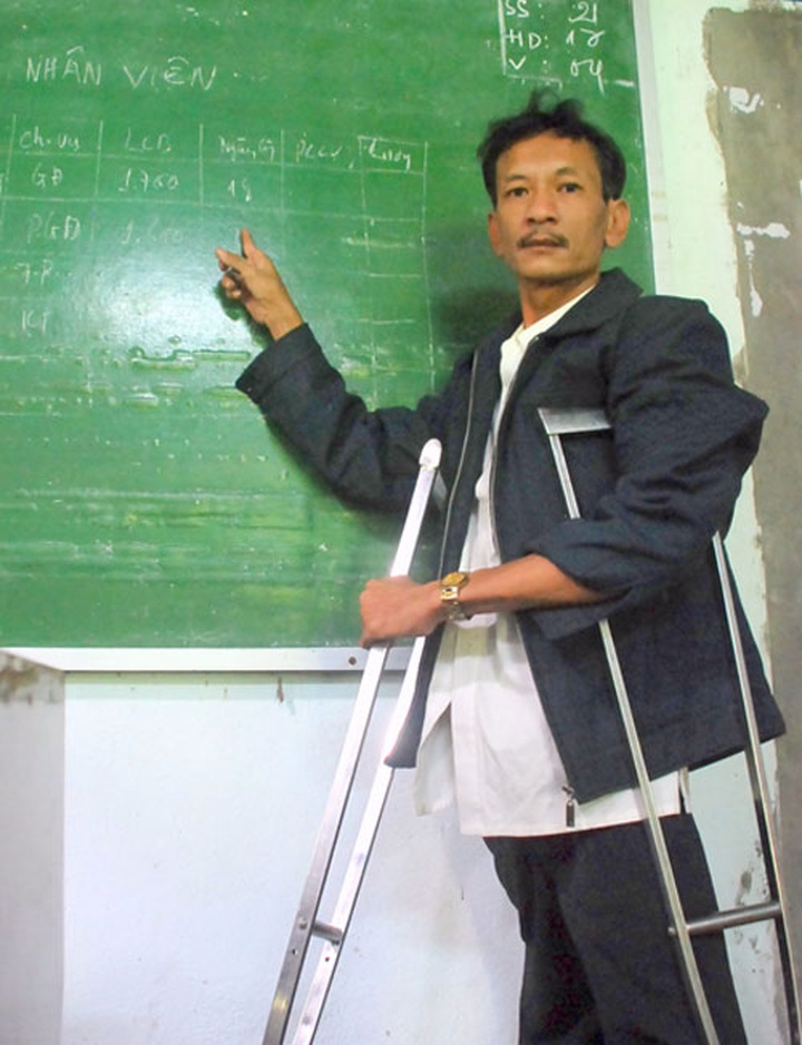 Disabled teacher has the “sound heart” - 1 Disabled teacher has the “sound heart” - 1