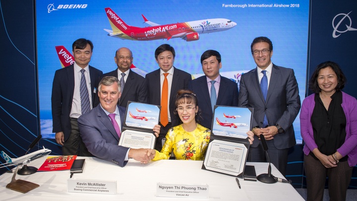 Vietjet buys 100 new Boeing aircraft - 1 Vietjet buys 100 new Boeing aircraft - 1