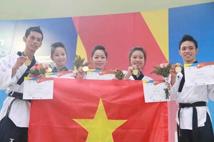 Vietnam wins 6 medals at World Taekwondo Championships - 1 Vietnam wins 6 medals at World Taekwondo Championships - 1