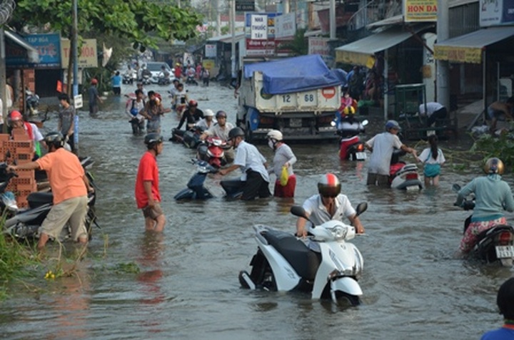 HCM City: flood tide hits record level - 2