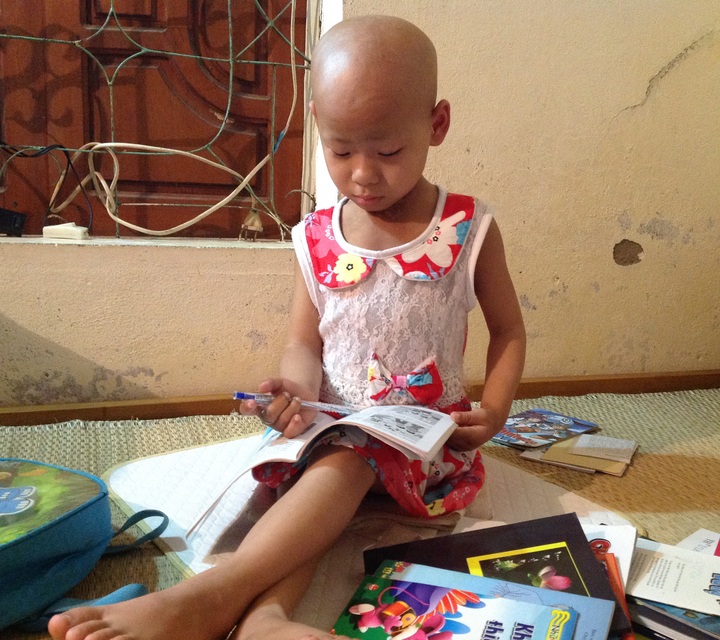 Ill little girl wishes to go to school - 1