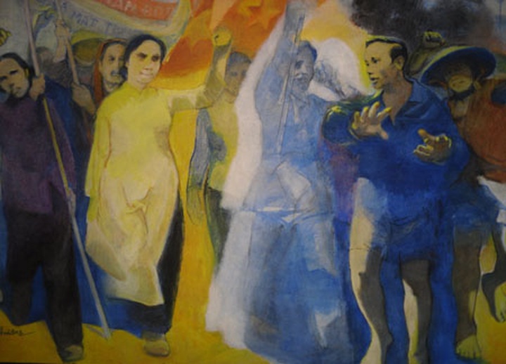 Vietnam’s most outstanding modern artworks shown in Hanoi - 4