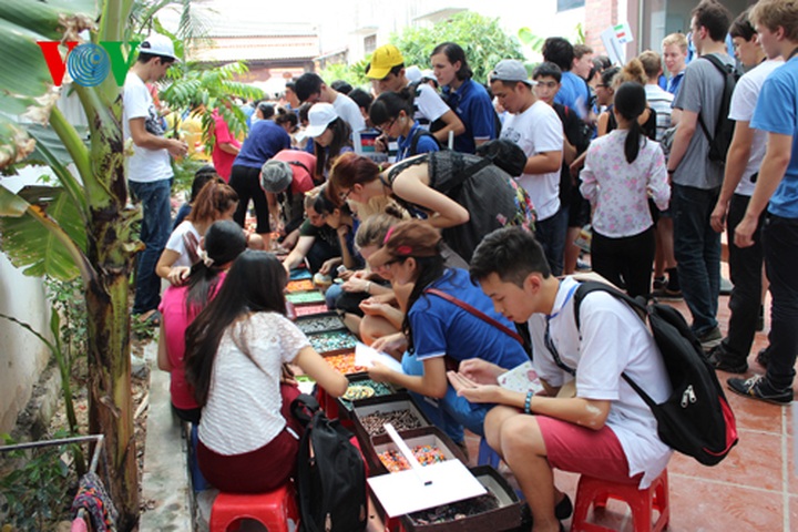 International students tour Bat Trang ceramic craft village - 14