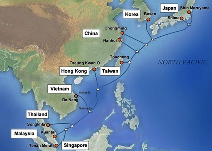 Submarine internet link completed - 1