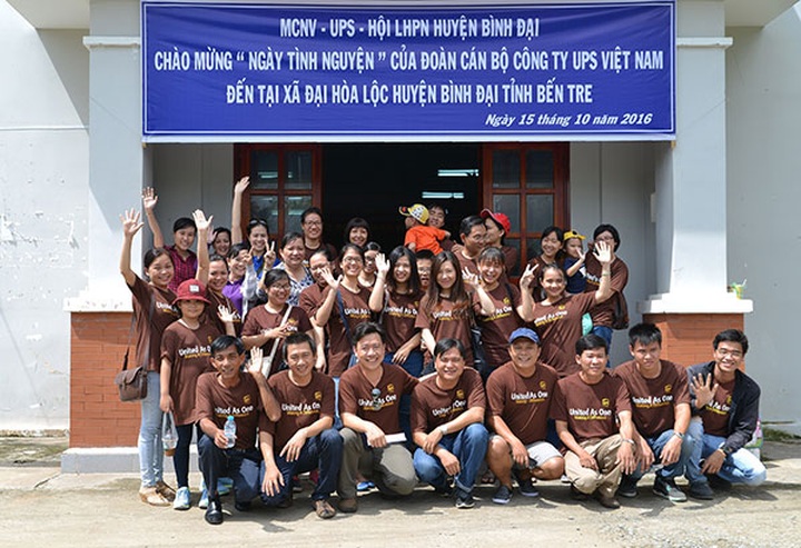 UPS Vietnam organises for volunteering - 1 UPS Vietnam organises for volunteering - 1