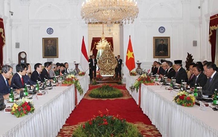Vietnam-Indonesia joint statement promotes further ties - 1