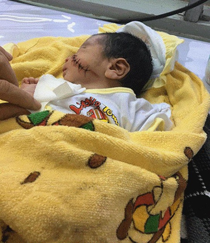 New-born buried by suffering mother - 1 New-born buried by suffering mother - 1