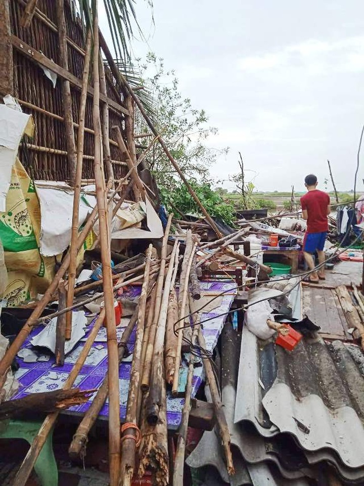 Storm Pabuk damages hundreds of houses in Bac Lieu - 1