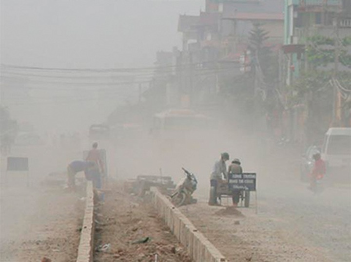 Vietnam in top 10 for worst air pollution - 1