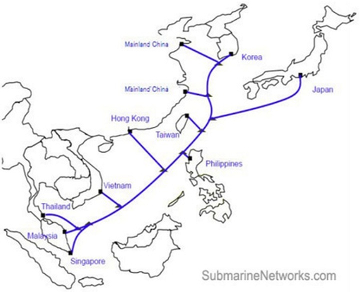 Vietnamese firms co-operate with Facebook on underwater cable - 1