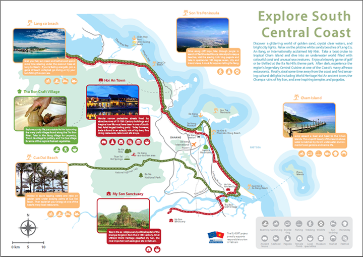 Map of tourism products in Vietnam’s central coast launched - 1