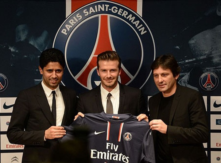 David Beckham joins France's PSG football club - 1