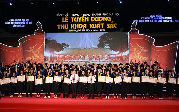 Hanoi to honour 100 outstanding valedictorians in Van Mieu - 1 Hanoi to honour 100 outstanding valedictorians in Van Mieu - 1