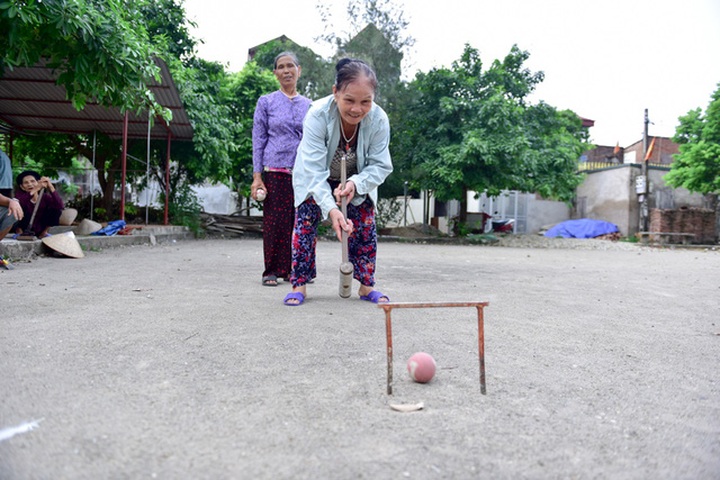 Hanoi elderly people take on croquet - 1 Hanoi elderly people take on croquet - 1