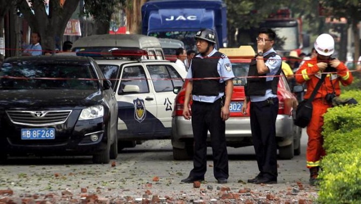 Another blast hits Chinese city where explosions killed 7 - 1