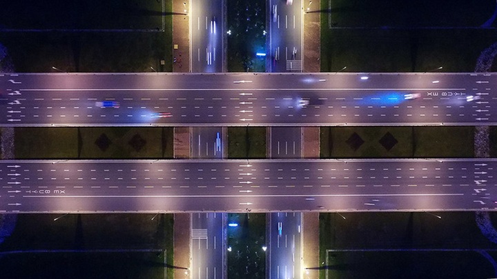Hanoi’s colourful intersections at night - 3