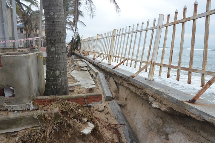 Danang beach faces serious erosion - 2