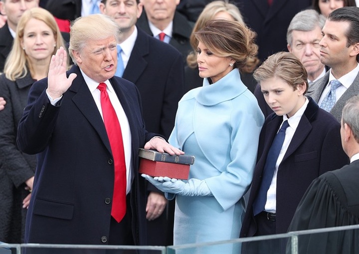 Donald Trump sworn in as 45th US president - 1