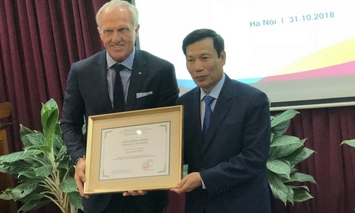 World legendary golfer appointed as Vietnam’s tourism ambassador - 1 World legendary golfer appointed as Vietnam’s tourism ambassador - 1