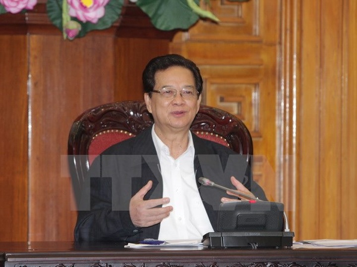 PM Dung meets Vietnam Red Cross Society - 1