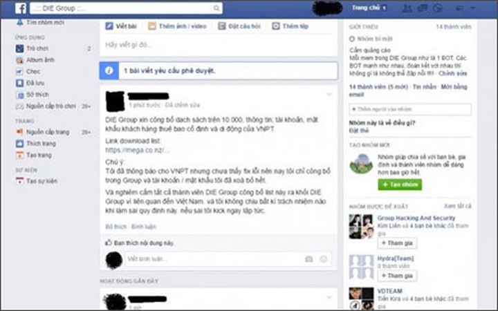 Leaked customer account information being secured: VNPT - 1