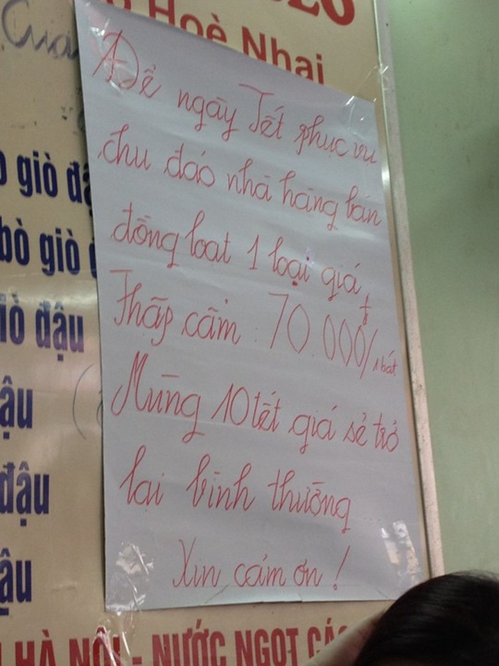 Restaurants in Hanoi charge exorbitant prices after Tet - 2