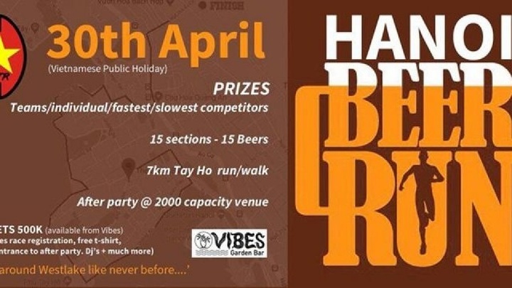 Runners & drinkers set for first Hanoi Beer Run - 1 Runners & drinkers set for first Hanoi Beer Run - 1