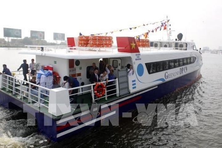 High-speed boat service opens on HCM City-Can Gio-Vung Tau route - 1