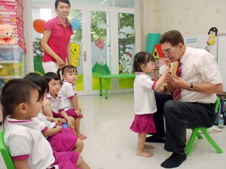 HCM City welcomes foreign preschool teachers - 1 HCM City welcomes foreign preschool teachers - 1