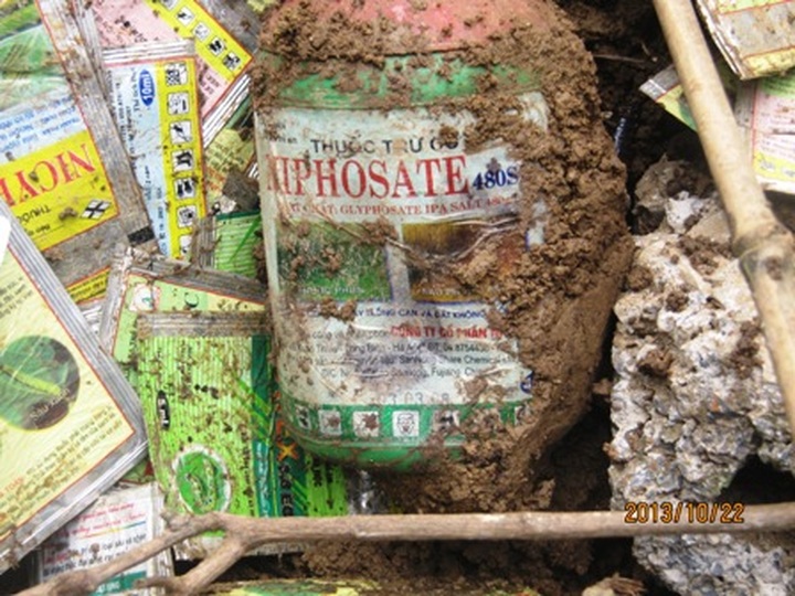 Tonnes of hazardous chemicals excavated - 2
