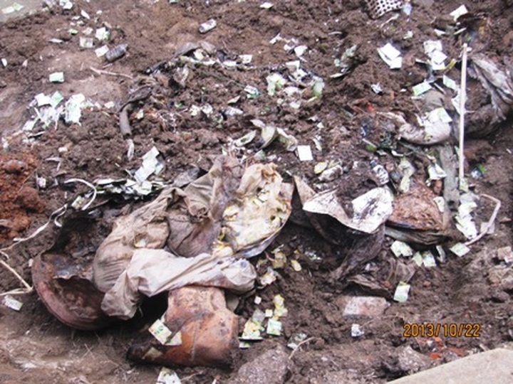 Tonnes of hazardous chemicals excavated - 3