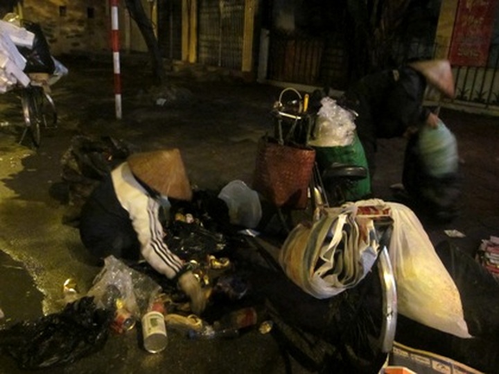 Scraping by in the cold night - 2