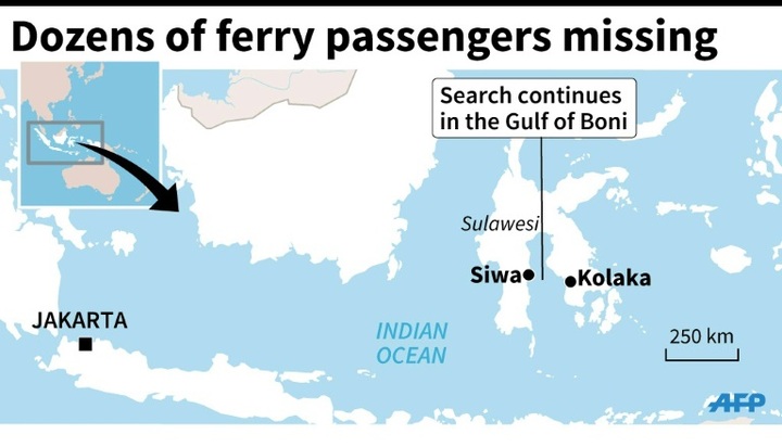 Search resumes for Indonesian ferry, dozens missing: Official - 2