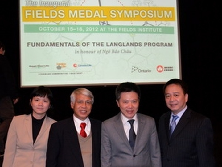 Prof. Ngo Bao Chau honoured in Canada - 1