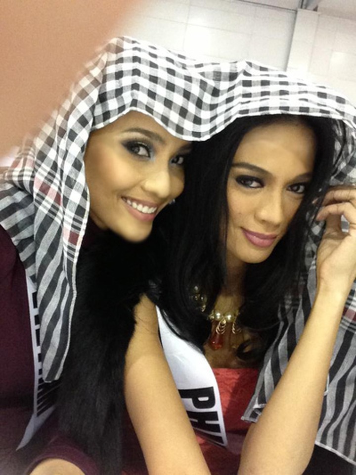 Miss Universe contestants model traditional scarves - 4 Miss Universe contestants model traditional scarves - 4