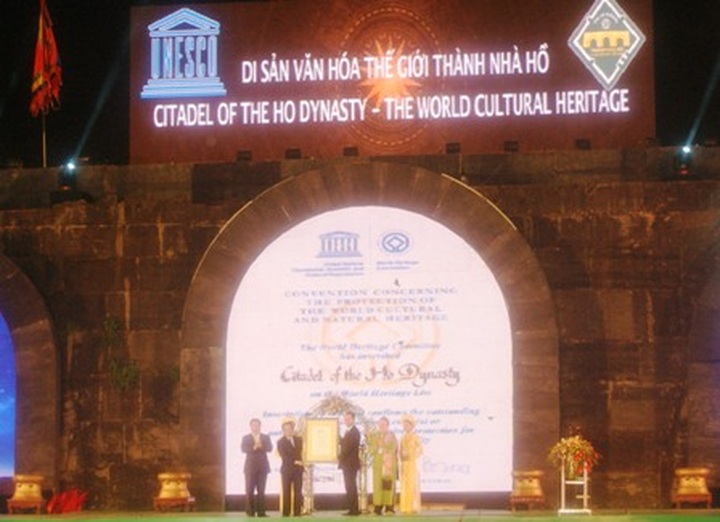 Ho Dynasty Citadel now World Cultural Heritage - 1 Ho Dynasty Citadel now World Cultural Heritage - 1