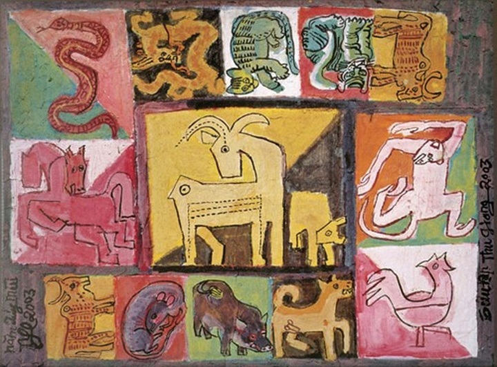 Artist Nguyễn Tư Nghiêm’s masterpieces on display - 2 Artist Nguyễn Tư Nghiêm’s masterpieces on display - 2