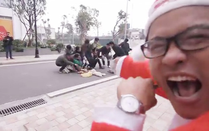 Christmas video mocking capsized beer truck incident goes viral - 4