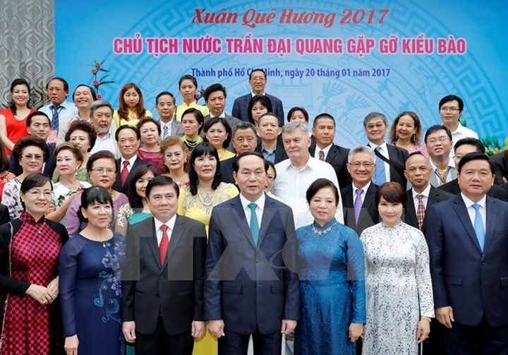 President Tran Dai Quang praises overseas Vietnamese’s contributions - 1