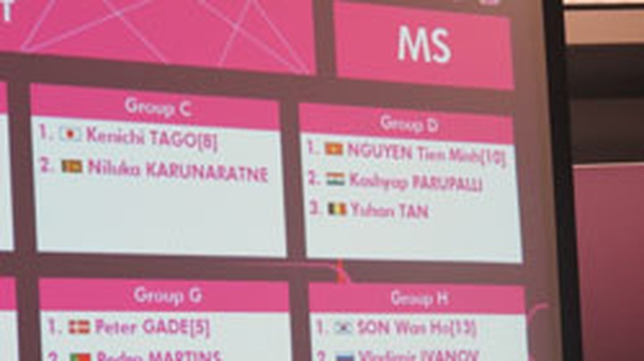 Badminton draw pits Minh against old rival - 1