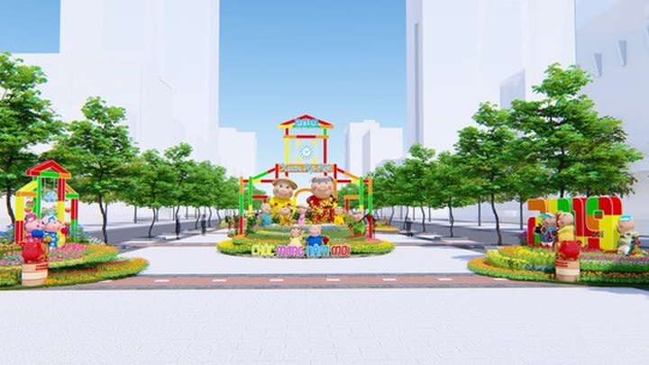 HCM City prepares for Lunar New Year flower street - 1