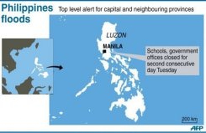 Heavy rain pummels flooded Philippines - 2 Heavy rain pummels flooded Philippines - 2