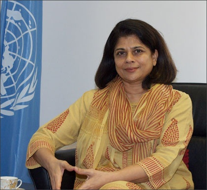 Recognise the strength of women and girls in reducing disaster risks - 1