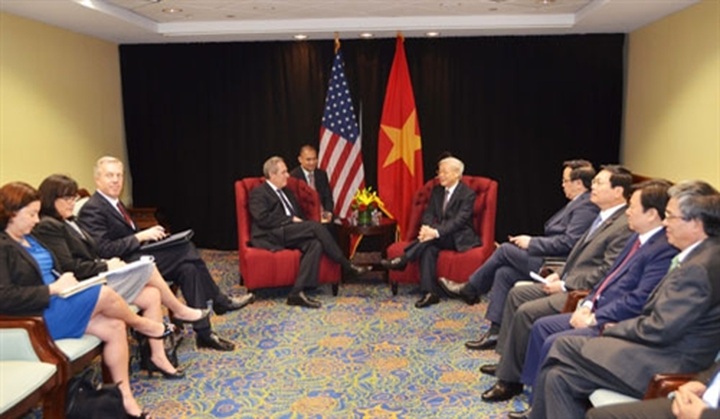 Vietnamese Party leader meets US Trade Representative - 1