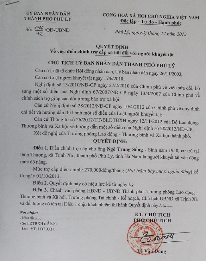 Cadre accused of stealing man's disability pay - 3